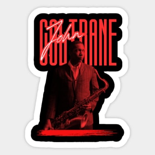 John coltrane///original retro Sticker